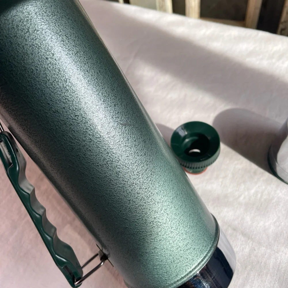VTG Stanley Aladdin Green Thermos A-944DH  1 Quart  Made In USA Excellent Cond. - Picture 9 of 12